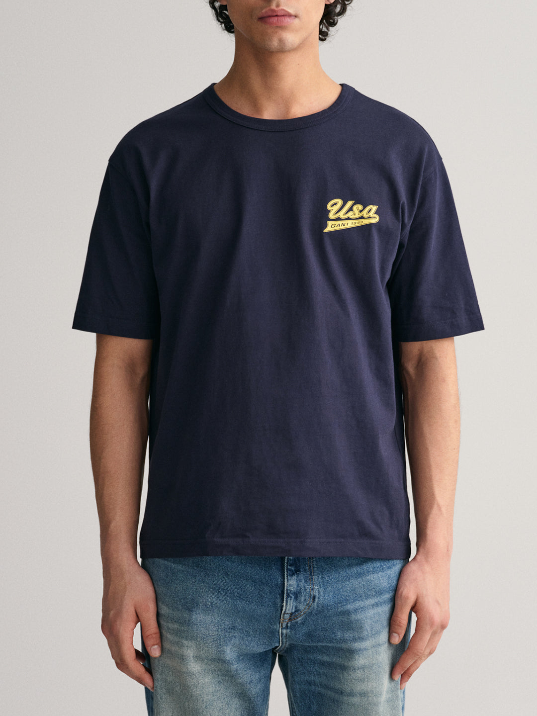 Gant Blue Relaxed Fit T-Shirt