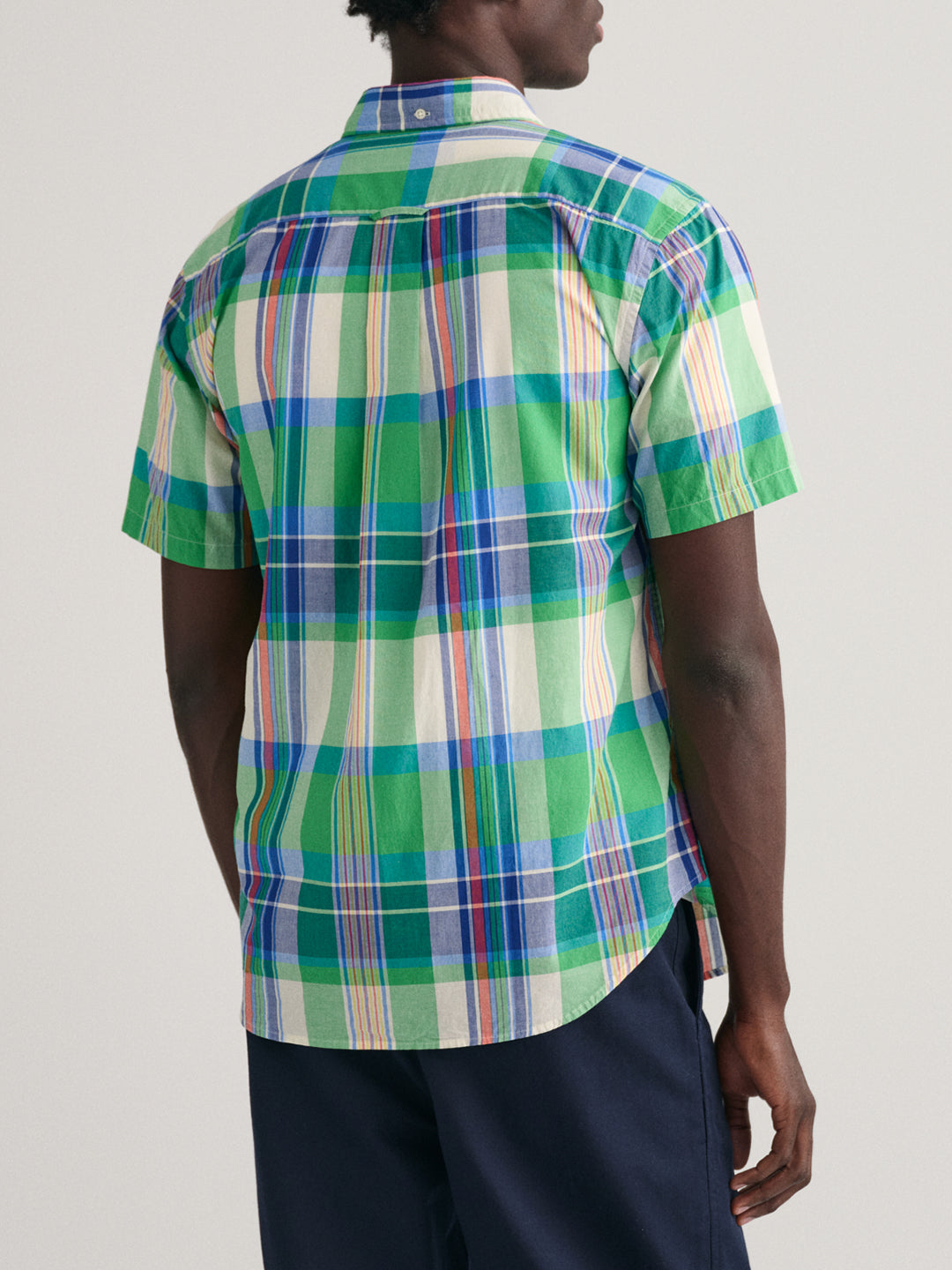 Gant Green Checked Regular Fit Shirt