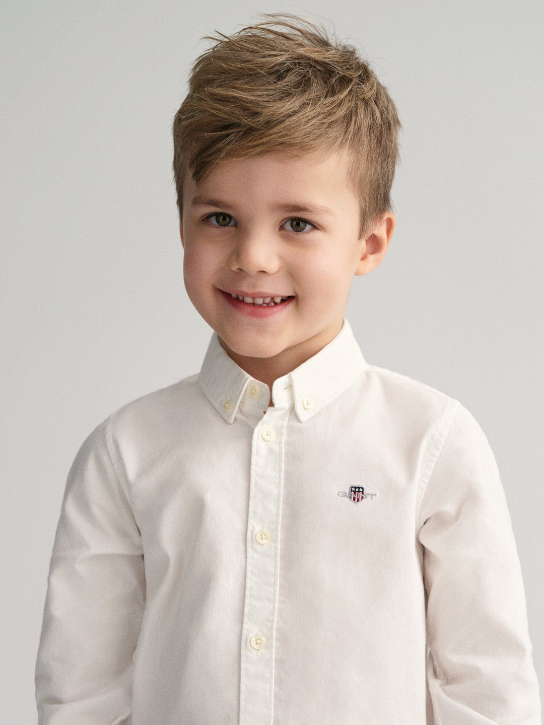 Gant Kids Solid Button-Down Collar Shirt