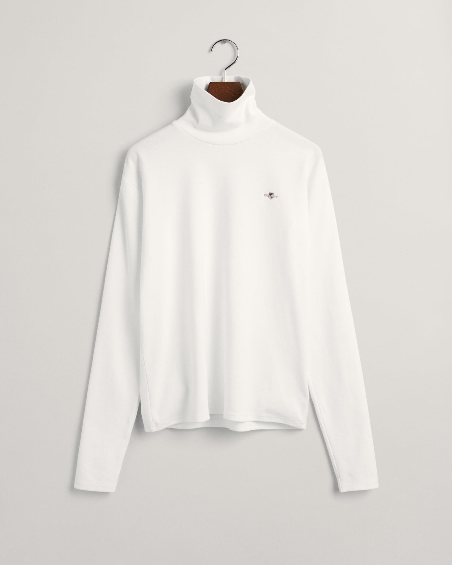 White turtle store neck t shirt