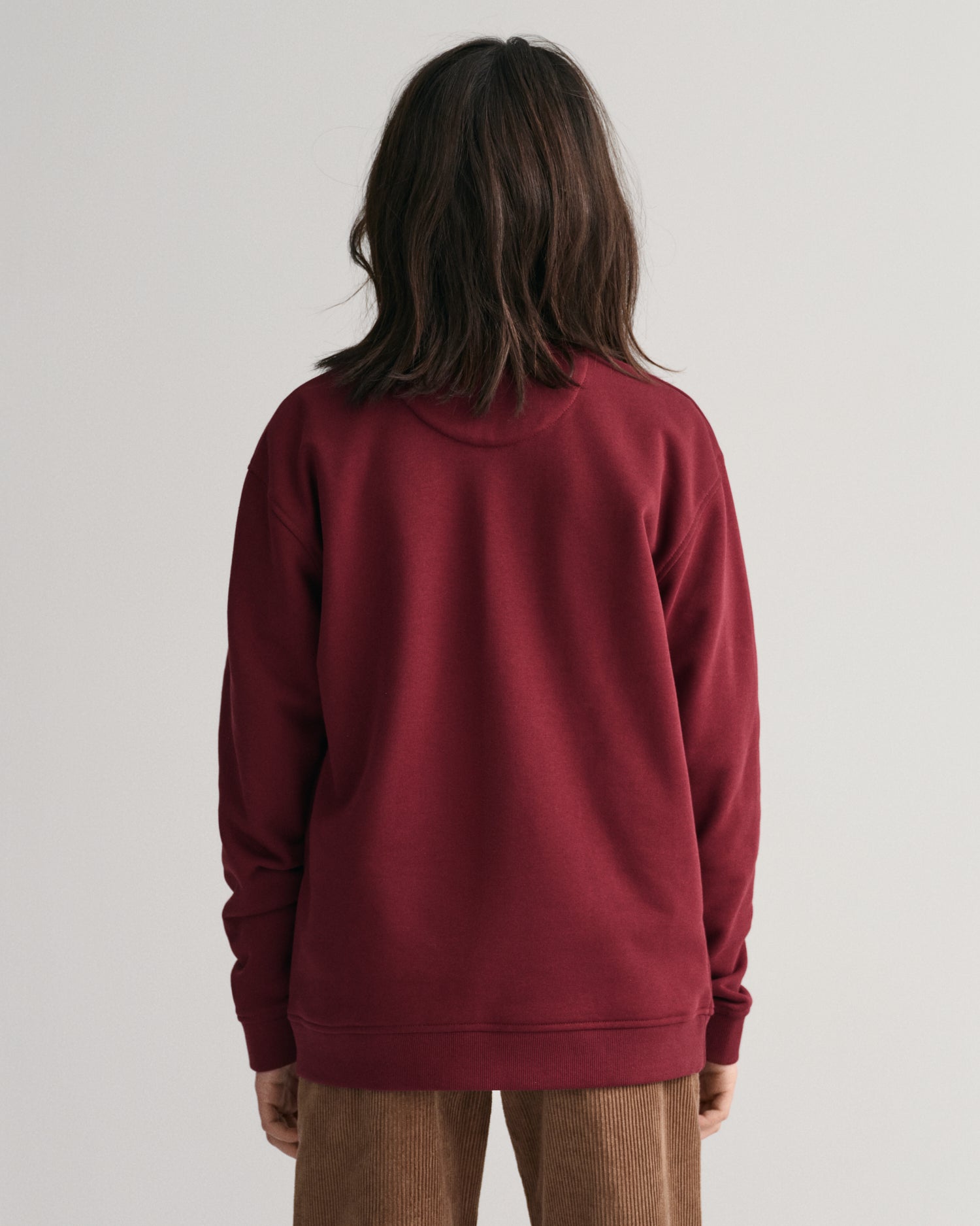 Gant Kids Solid Round Neck Sweatshirt