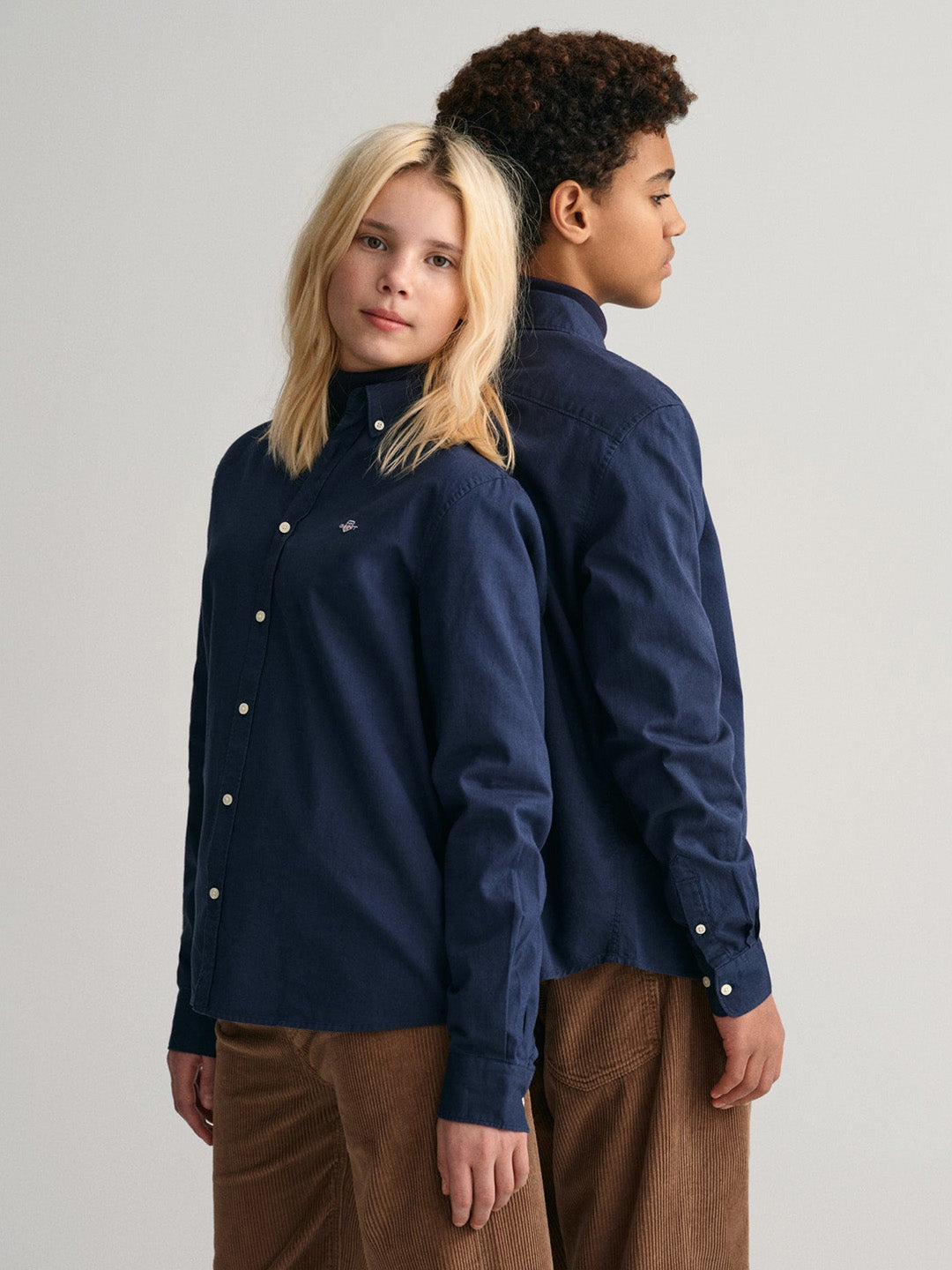 Gant Kids Navy Regular Fit Shirt