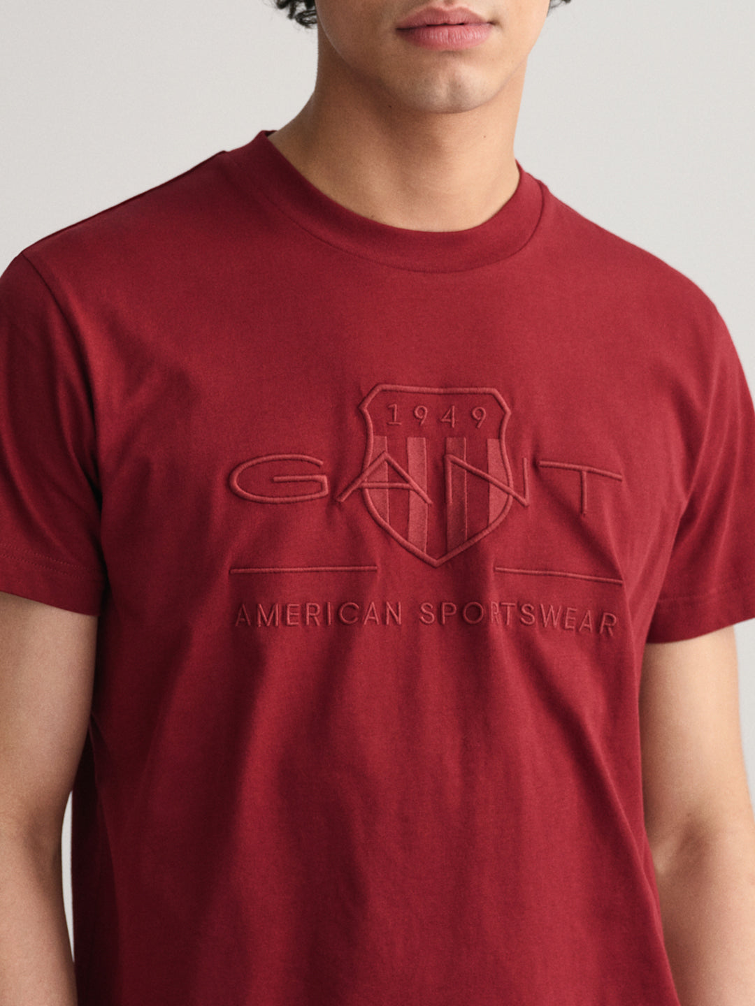 Gant Red Logo Regular Fit T-Shirt