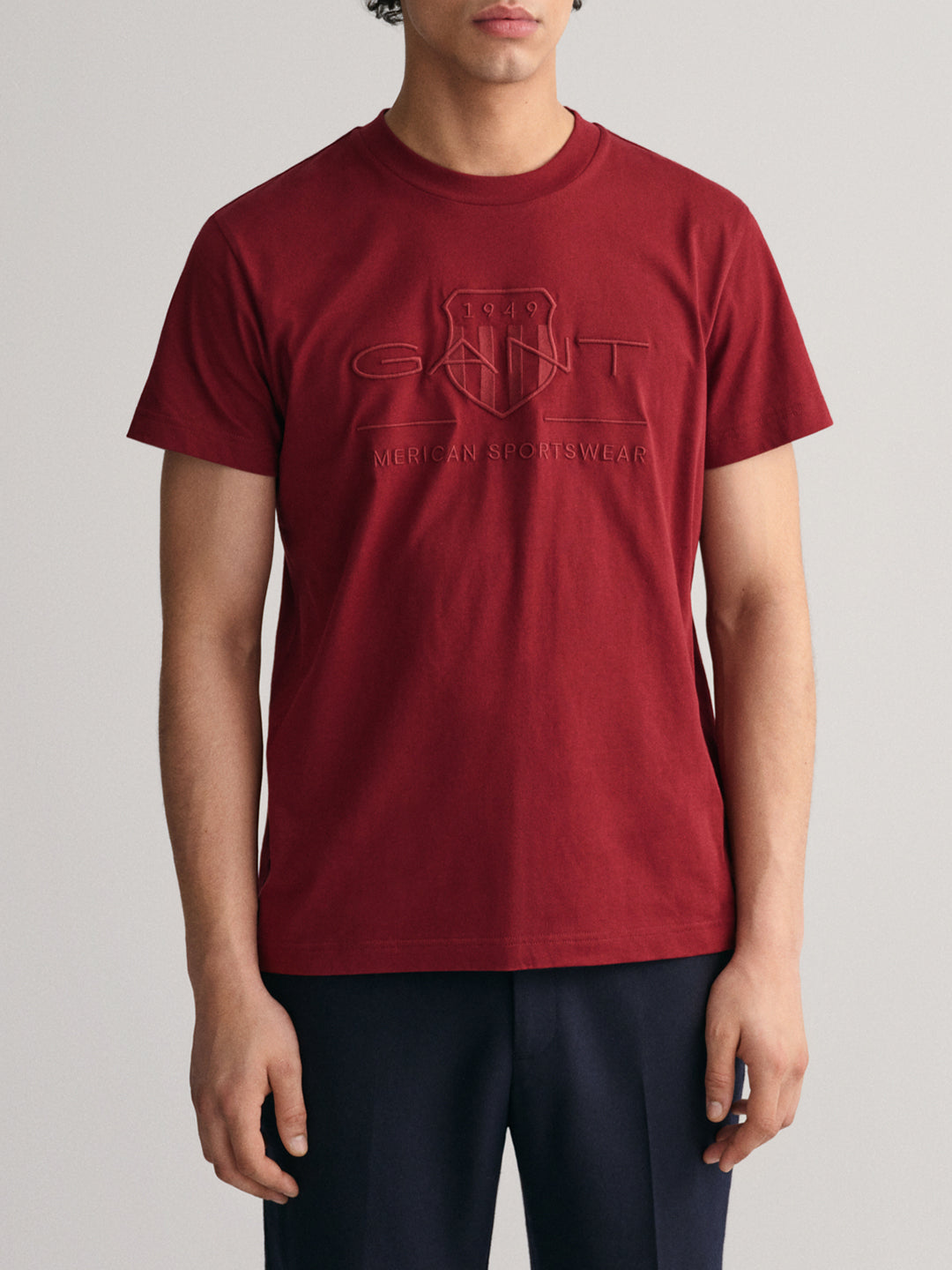 Shop Gant Red Logo Regular Fit T-Shirt Online – Iconic India