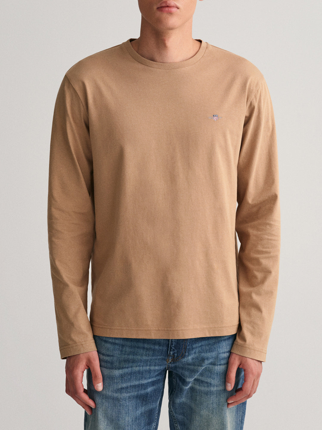 Gant Warm Khaki Regular Fit T-Shirt