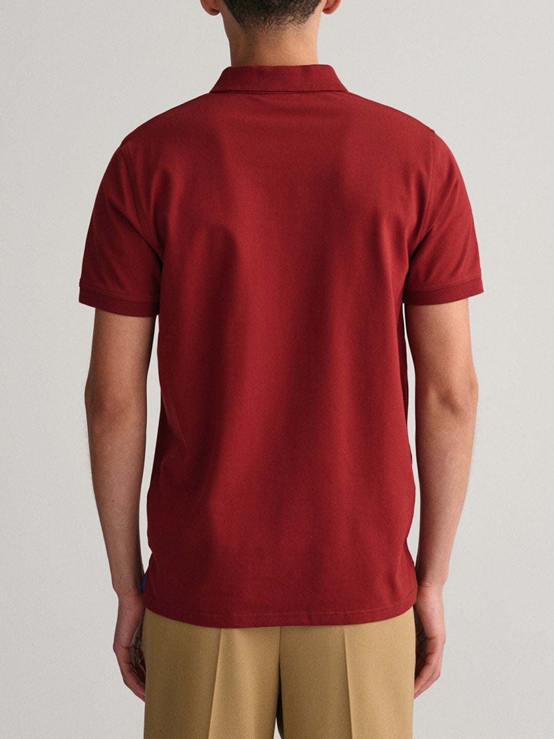 Gant Red Regular Fit Polo T-Shirt