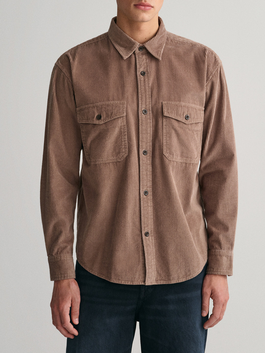 Gant Desert Brown Relaxed Fit Shirt