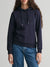 Gant Women Solid Hooded Full Sleeves Sweatshirt