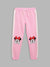 Blue Giraffe Girls Pink Printed Regular Fit Joggers Style Sweatpant