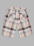 Blue Giraffe Boys Multi-Color Checked Straight Fit Shorts