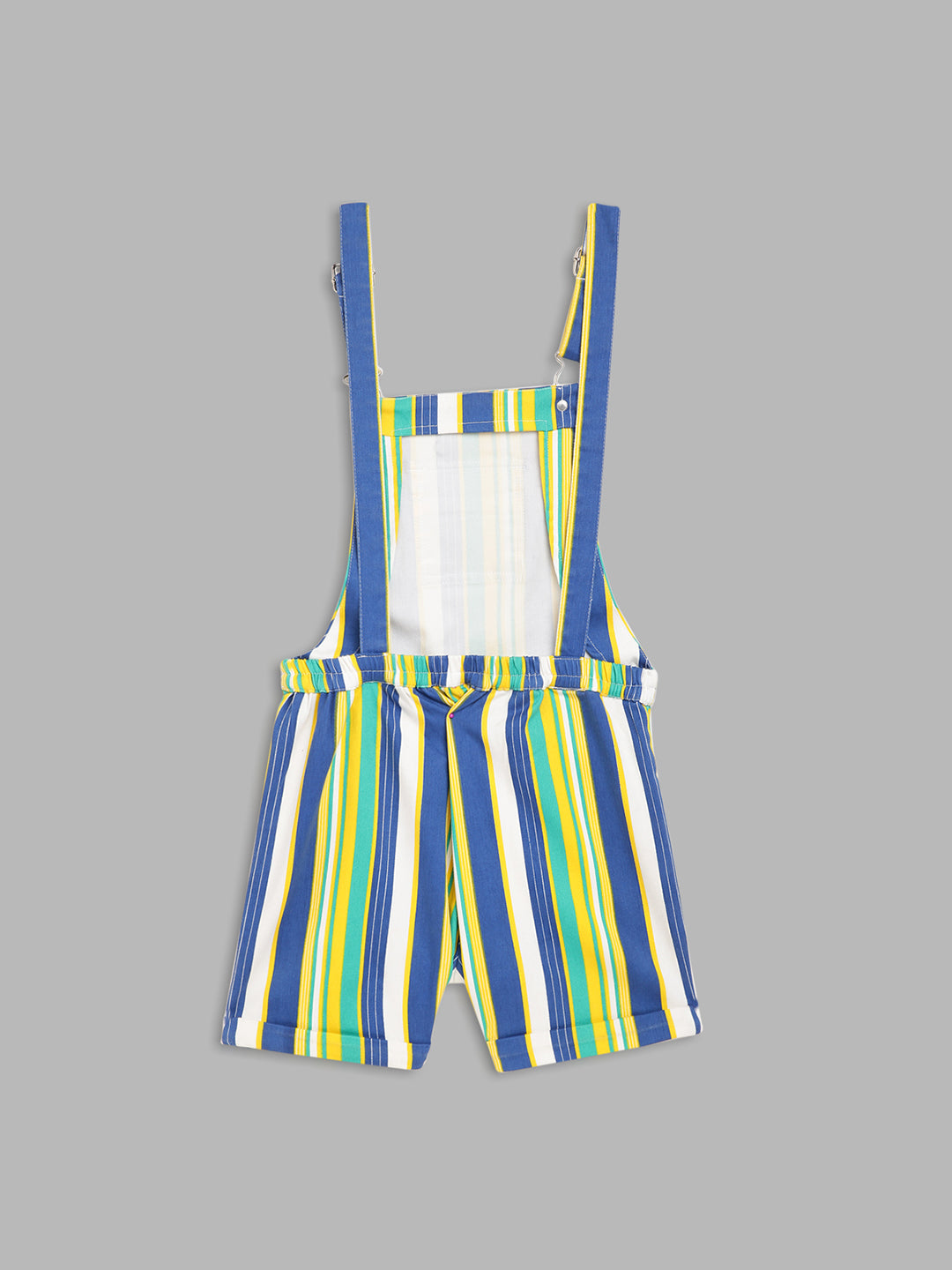 Blue Giraffe Girls Multi Striped Playsuit