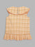 Blue Giraffe Girls Yellow Checked V-Neck Sleeveless Top