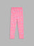 Elle Kids Girls Pink Printed Regular Fit Legging