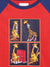 Blue Giraffe Boys Red Printed Round Neck Full Sleeves T-Shirt