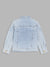 Blue Giraffe Girls Blue Embroidered Shirt Collar Full Sleeves Denim Jacket