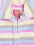 Blue Giraffe Girls Multicolor Striped Shirt Collar Full Sleeves Jacket