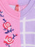 Blue Giraffe Girls Pink Color-Blocked Round Neck Full Sleeves Pullover Style Sweater