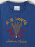 Blue Giraffe Boys Blue Solid Round Neck Short Sleeves T-Shirt