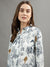 Iconic Women Multicolor Printed Spread Collar Full Sleeves Shirt