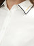 Iconic Women White Solid Spread Collar Full Sleeves Shirt