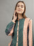 Iconic Women Multicolor Striped Spread Collar Full Sleeves Shirt