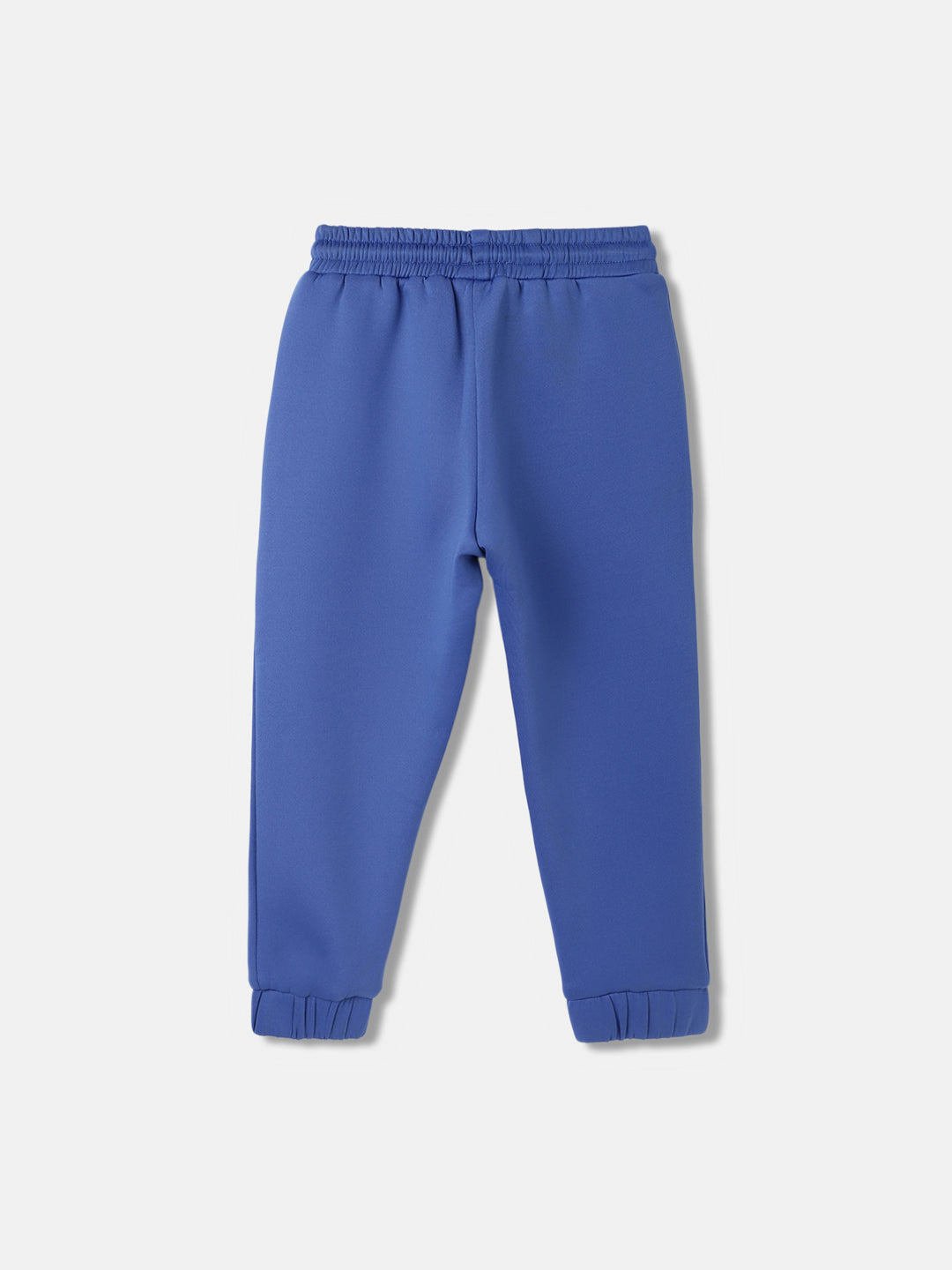 Blue Giraffe Boys Blue Solid Straight Fit Joggers Style Sweatpant