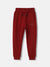 Blue Giraffe Girls Red Solid Regular Fit Joggers Style Sweatpant