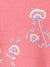 Blue Giraffe Girls Pink Self-Design Collar Neck Full Sleeves Pullover Style Sweater