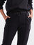 Elle Women Black Solid Relaxed Fit Sweatpant