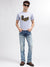 Iconic Men Blue Solid Bootcut Fit Mid-Rise Jeans