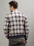 Iconic Men Multicolor Checked Mandarin Collar Full Sleeves Jacket