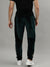 Iconic Men Green Solid Regular Fit Mid-Rise Trackpant