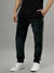 Iconic Men Green Solid Regular Fit Mid-Rise Trackpant