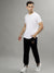 Iconic Men Navy Blue Solid Regular Fit Mid-Rise Trackpant