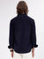 Iconic Men Navy Blue Solid Spread Collar Full Sleeves Shirt