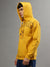 Iconic Men Mustard Solid Round Neck Full Sleeves Sweatshirt