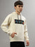 Iconic Men Cream Solid Round Neck Full Sleeves Sweatshirt