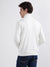 Iconic Men White Solid Turtle Neck Full Sleeves Pullover Style Sweater