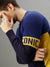 Iconic Men Multicolor Colorblocked Round Neck Full Sleeves Sweater