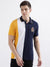 Iconic Men Multicolor Colorblocked Polo Collar Short Sleeves T-Shirt