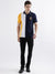 Iconic Men Multicolor Colorblocked Polo Collar Short Sleeves T-Shirt