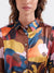 Iconic Women Multicolor Printed Shirt Collar Full Sleeves Dress