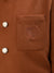 Iconic Women Brown Solid High Neck Full Sleeves Jacket