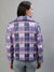 Iconic Women Multicolor Checked Stand Collar Full Sleeves Jacket