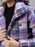 Iconic Women Multicolor Checked Stand Collar Full Sleeves Jacket