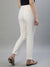 Iconic Women White Solid Regular Fit Mid-Rise Trouser