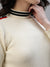 Iconic Women Cream Solid Turtle Neck Full Sleeves Sweater