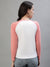 Iconic Women White Colorblocked Round Neck Full Sleeves T-Shirt