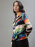 Iconic Women Multicolor Printed Spread Collar Full Sleeves Shirt