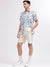 Lindbergh Men White Solid Regular Fit Mid-rise Shorts